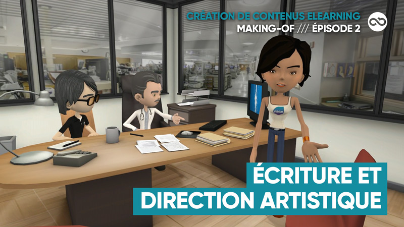 Ecriture et direction artistique des contenus eLearning